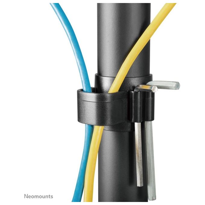 NewStar Triple Desk Mount Montaggio a Scrivania per 3 Schermi Lcd Dimensione Schermo 10''-27'' Nero