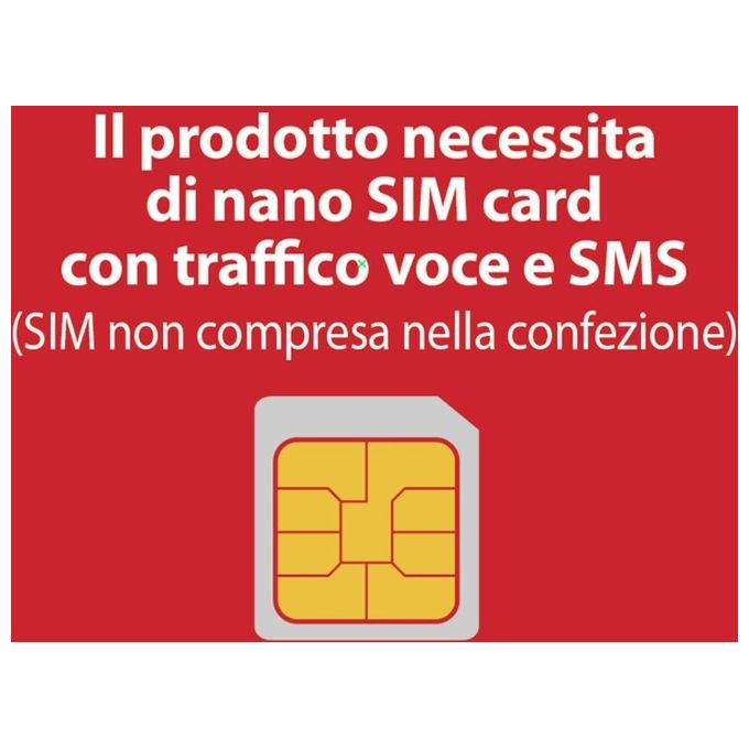 Beghelli 0589180 Salvavita Pocket Dispositivo Telesoccorso GSM GPS Pulsante SOS Sensore di Caduta Vivavoce colore Nero