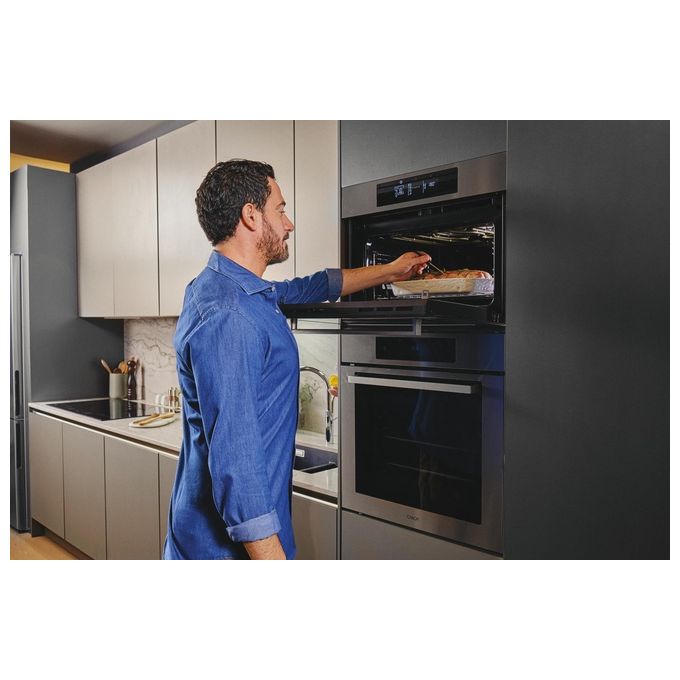 Candy CA4MWP9G6NQB Forno a microonde da incasso combinato con grill 44 L 900 W tecnologia Inverter Air Fry Wi-Fi colore Acciaio inox Nero (59.5x45.5x55.5 cm)