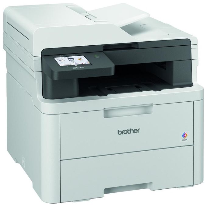 Brother DCP-L3560CDW Stampante Multifunzione LED A4 3 in 1 26 ppm Colore Wi-Fi Gigabit Ethernet ADF 50 Fogli Duplex Automatico 512 MB colore Nero Bianco
