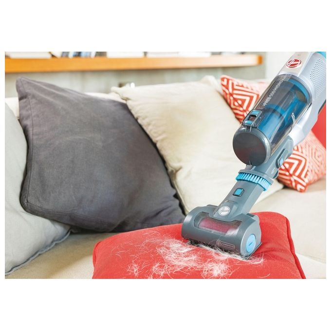 Hoover scopa elettrica senza fili h free 500 hydro plus 2in1 aspira lava 45min grigio