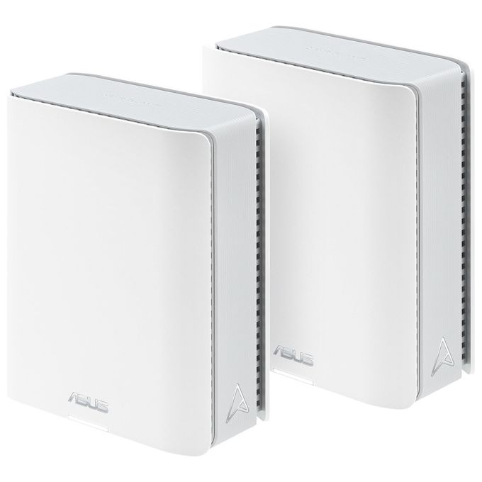 ASUS 90IG0930-MO3B20 ZenWiFi BT8 Sistema Mesh Wi-Fi 7 Tri-band (2,4 GHz-5 GHz-6 GHz) 8643 Mbit-s 2 pezzi colore Bianco