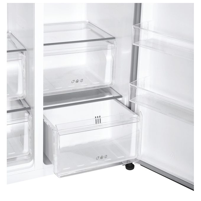 Candy CHSVN-174X Frigorifero Side by Side 532 L 177 cm Classe E 39 dB No Frost colore Acciaio Inox