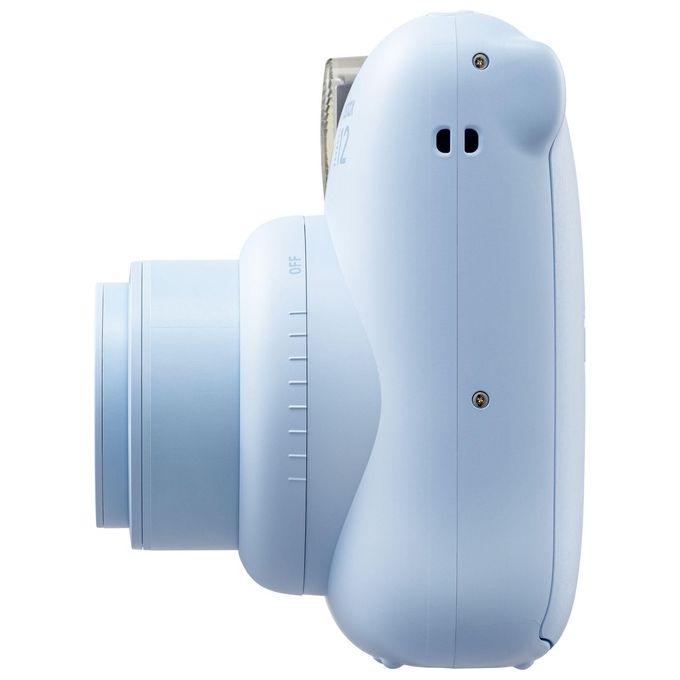 Fujifilm 16806092 Instax Mini 12 Fotocamera Istantanea Esposizione Automatica Flash Integrato Specchio Selfie Modalita' Close Up colore Blu Pastello
