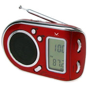Majestic Radio Portatile Multibanda AM-FM SW Display Ldc Red