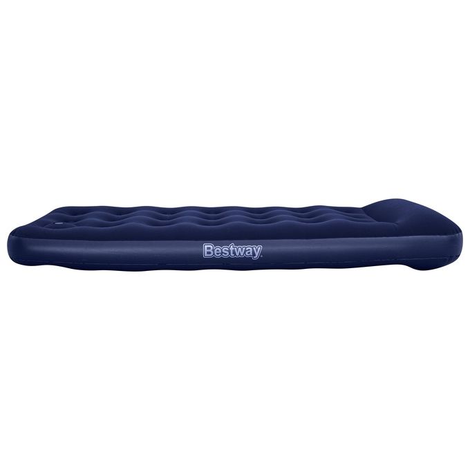 Bestway Materasso Gonfiabile Singolo con Pompa Pedale Blu