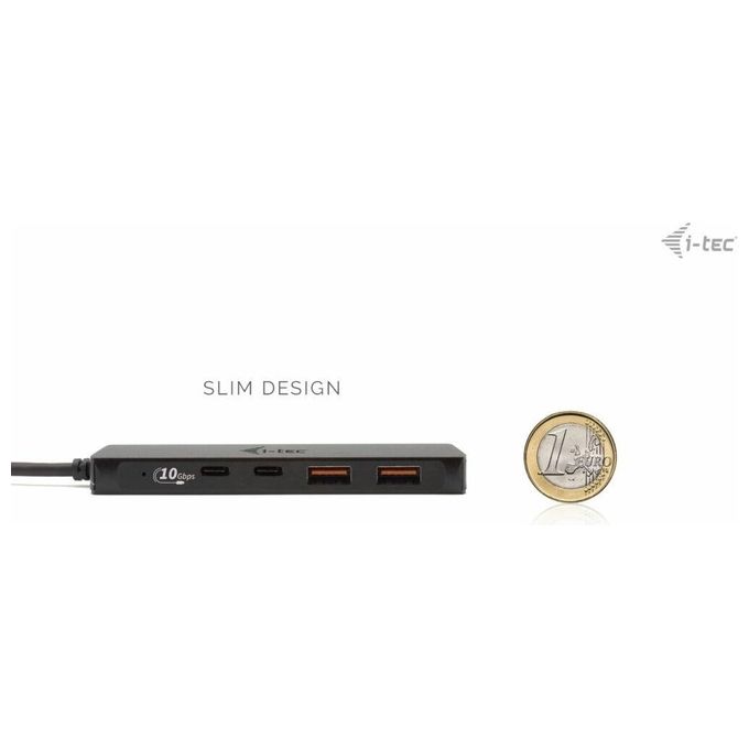 I-Tec Metal Usb-C Hub 2x Uusb 3.0 + 2x Usb-C