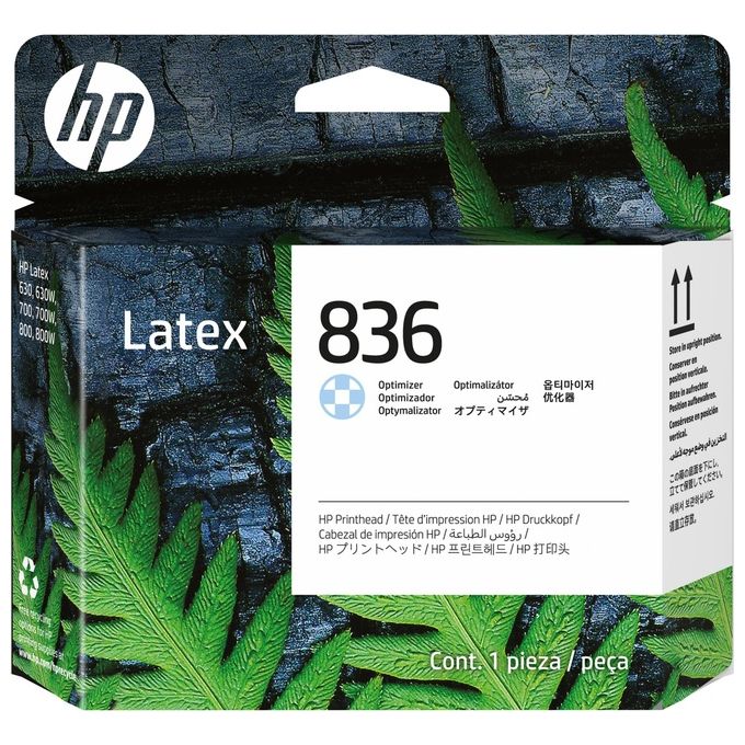 HP 4UU94A Testina di stampa 836 Optimizer Latex Getto termico d'inchiostro compatibile con HP Latex 700 700 W 800 800 W colore Nero