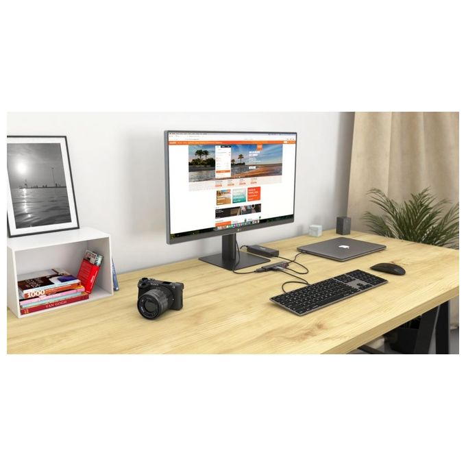 I-tec C31TRAVELEASYDOCKPD USB-C Travel Easy Dock 4K HDMI Power Delivery 60 W 1x USB 3.2 1x USB 2.0 SD microSD colore Nero
