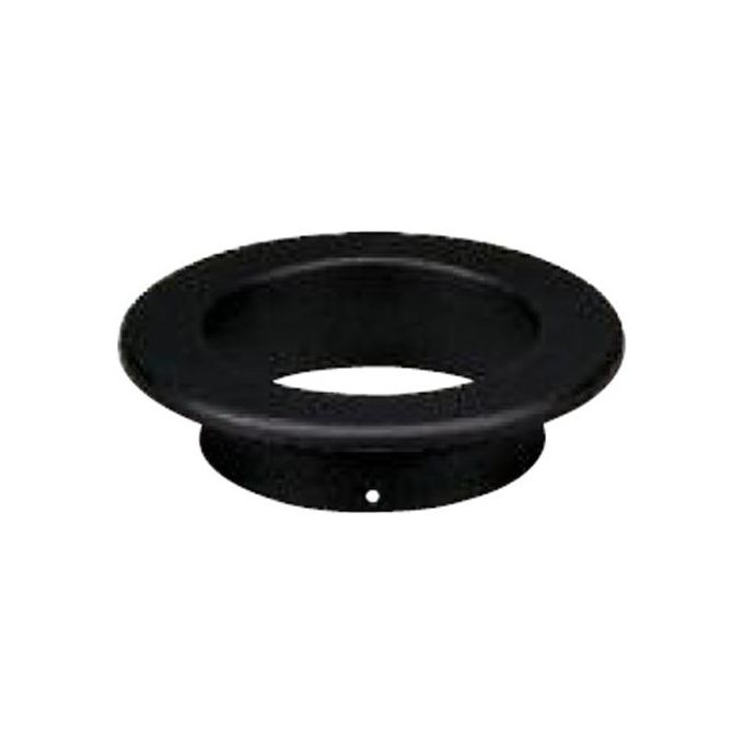 Save Fumisteria Rosone Plus 15cm Verniciato Nero Opaco