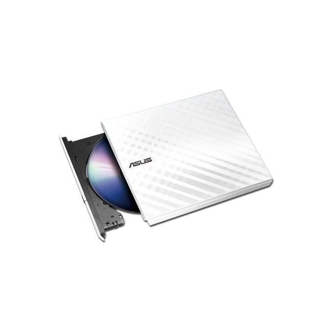 ASUS SDRW-08D2S-U LITE Masterizzatore DVD Slim Esterno 8x USB con supporto M-Disc Mac OS e Windows support Bianco