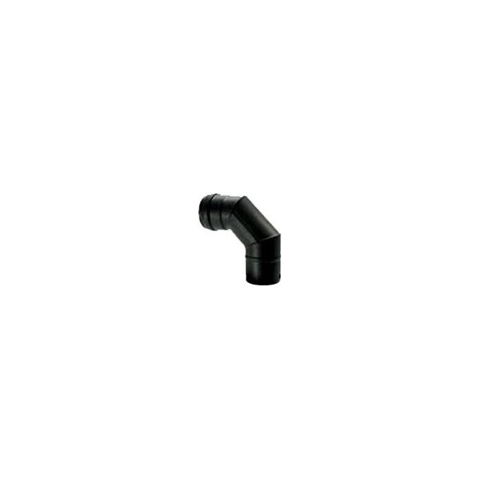 Save Fumisteria PN803 Gomito Smaltato 90 Gradi 8cm Nero opaco
