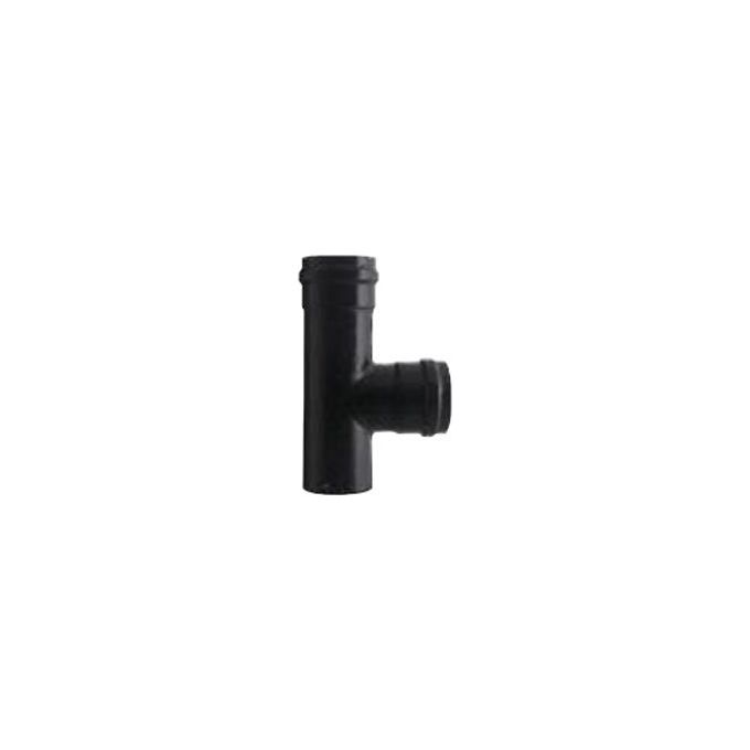 Save Fumisteria Tubo Pellet T F-F 8cm Porcellanato Nero Opaco