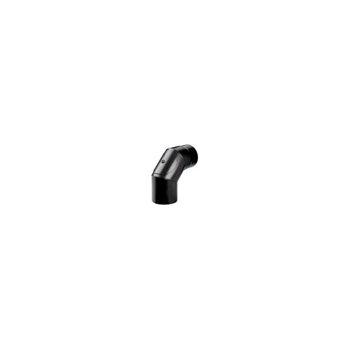 SAVE Fumisteria NNO1308 Plus Gomito per canna fumaria 90° con ispezione diametro 13 cm spessore 1,2 mm colore Nero Opaco