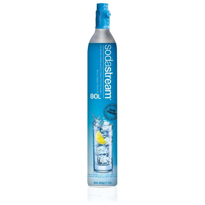 Sodastream Bombola Cilindro Co2 Addizionale in licenza d'uso, originale SodaStream per Gasatore d'acqua, da 60L fino a 100L