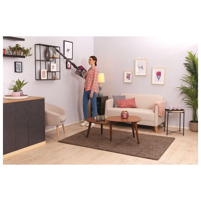 Hoover HF110P HF1 Aspirapolvere Senza Filo Senza Sacco 0.9 L 170 W autonomia 30 min colore Magenta