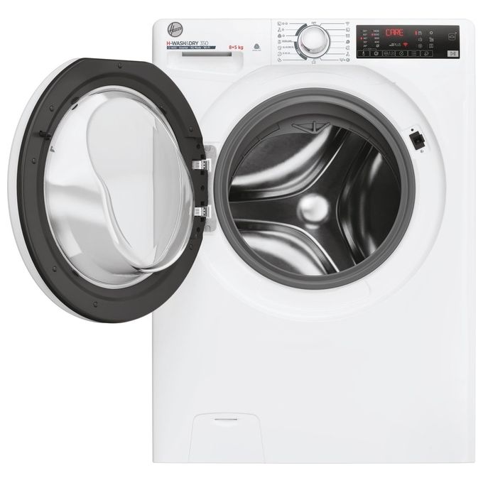 Hoover H3DP4854TA6-1-S H-WashandDry 350 Lavasciuga Frontale 8-5 Kg 1400 rpm Classe D Inverter Wi-Fi (85x60x53 cm) colore Bianco
