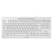 Cherry STREAM KEYBOARD TKL Tastiera Usb Qwertz Tedesco Bianco