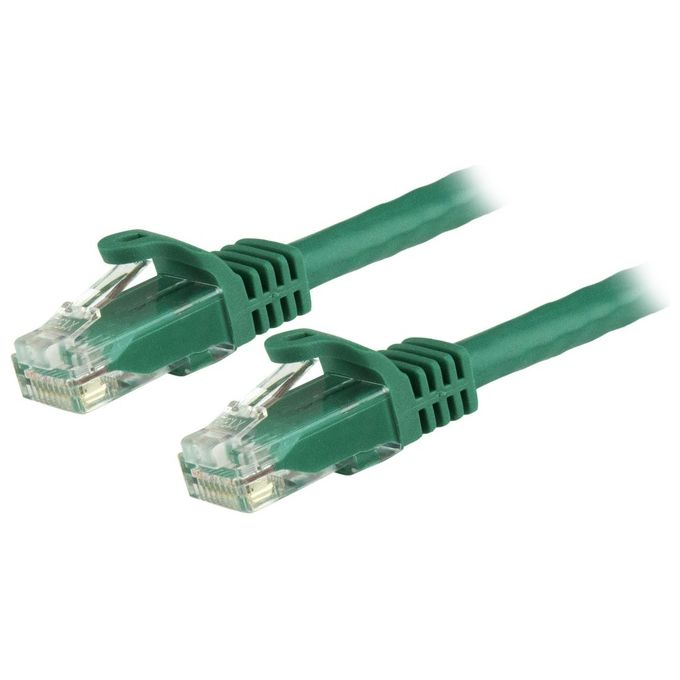 StarTech Cavo di rete CAT 6 - Cavo Patch Ethernet RJ45 UTP verde da 3m antigroviglio