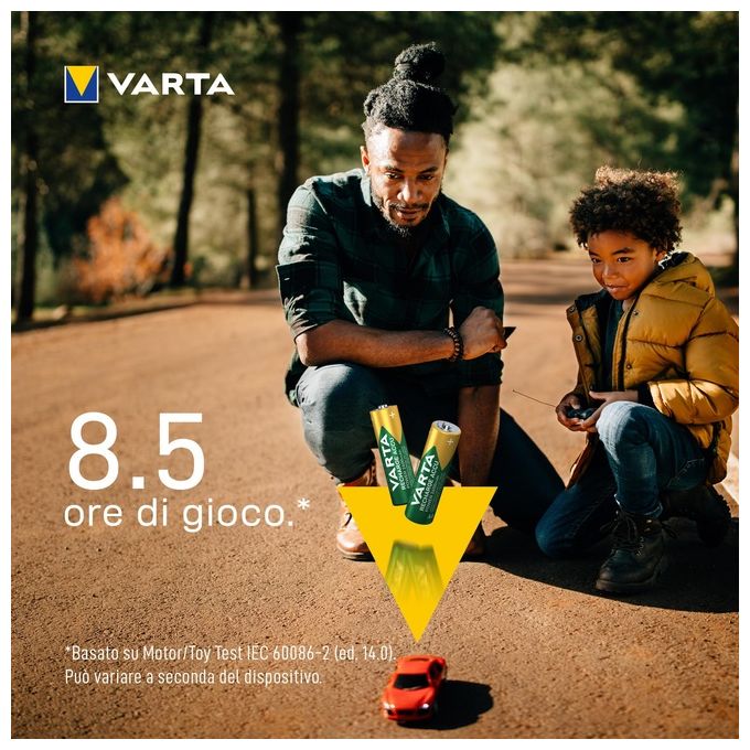 Varta Batteria ricaricabile stilo Aa R2u Prof. 2600mah Bl.4pz