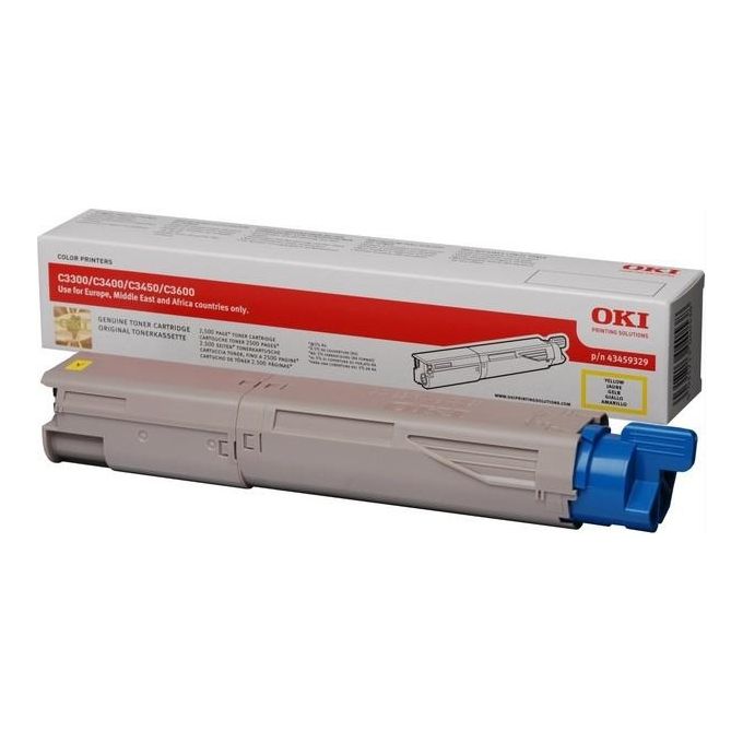 OKI Toner Giallo 3450 3300 3400 3600