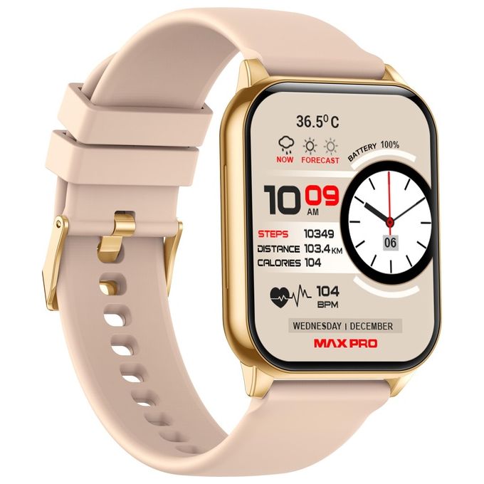 MaxCom FW25 ARSEN PRO Smartwatch Display IPS 1.96'' 320x386 px Cardiofrequenzimetro IP67 colore Oro