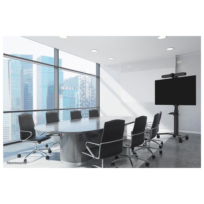 Neomounts FL50S-825BL1 MOVE Up Carrello TV Mobile 37'' 75'' 70 Kg Altezza Regolabile Certificato TÜV colore Nero
