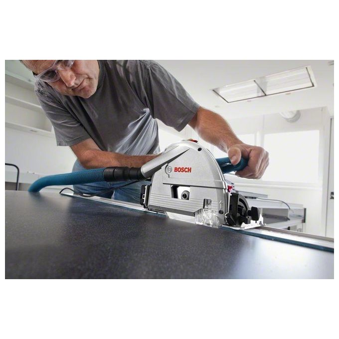 Bosch Professional 0601675001 GKT 55 GCE Sega a immersione 1400 W 165 mm velocita' regolabile con sistema aspirazione polvere colore Nero