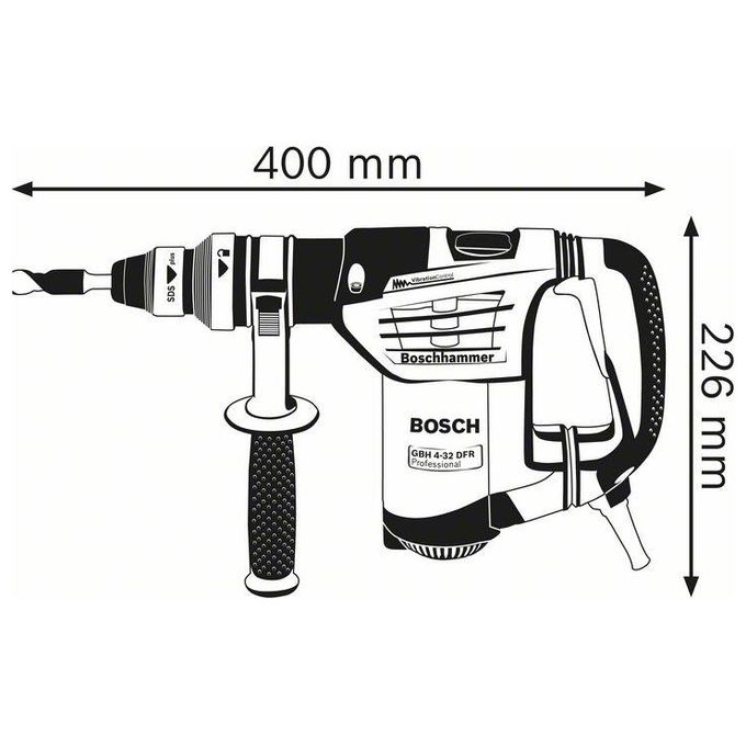 Bosch Gbh 4-32 Dfr Martello Perforatore