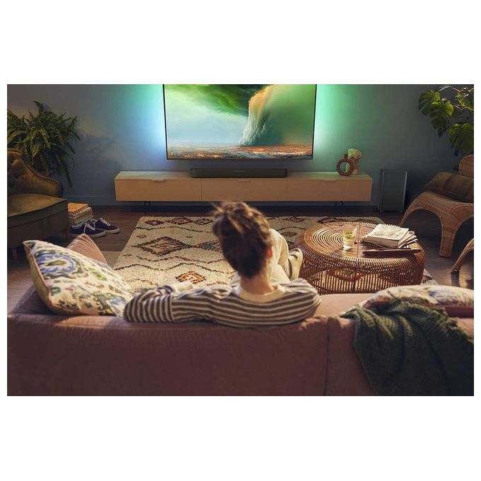 Philips TAB5309-10 Soundbar 2.1 con Subwoofer Wireless 240W Dolby Digital Plus DTS Virtual:X HDMI ARC Bluetooth 5.3 colore Grigio