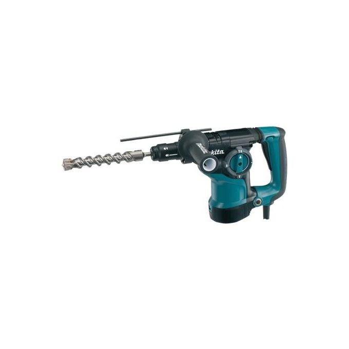 Makita HR2811FT Tassellatore SDS-PLUS 3 Funzioni 800W 2,8J 28 mm in calcestruzzo con doppio mandrino e impugnatura antivibrazioni colore Nero
