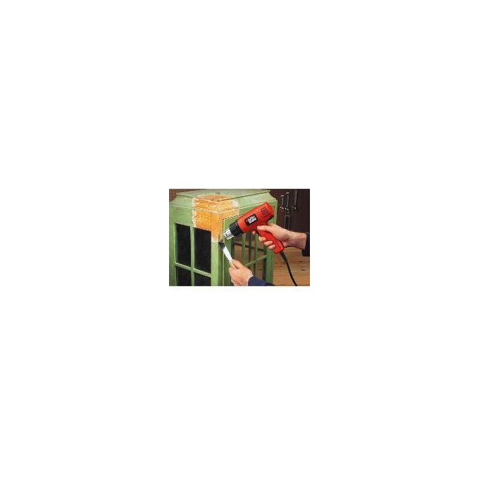 Black+decker KX1650 Pistola Termica Sverniciatore 1750W 2 temperature 460°C 600°C cavo 2m