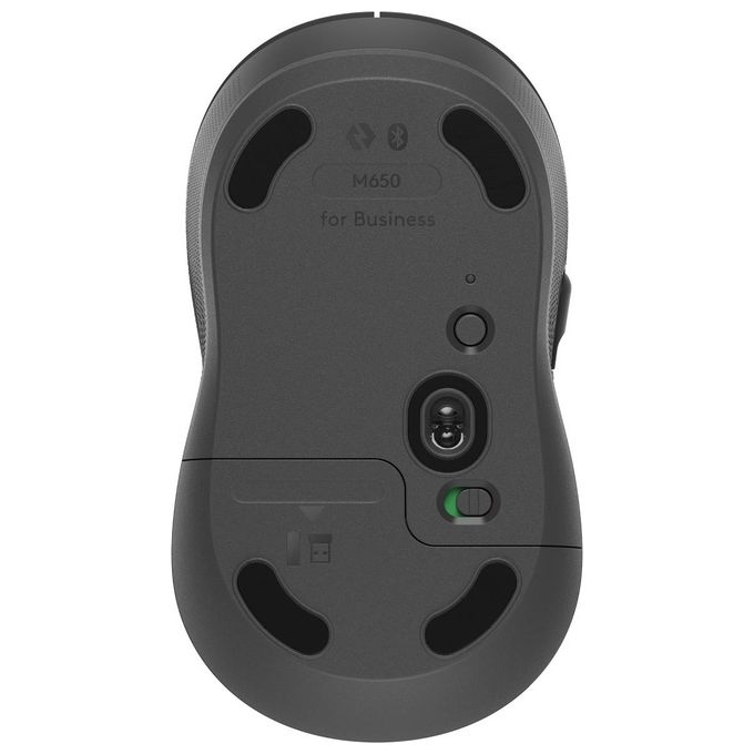 Logitech 910-006274 Signature M650 for Business Mouse Wireless 4000 DPI 5 Tasti Bluetooth Grafite
