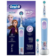Oral-B 772645 Vitality Pro Kids Frozen Spazzolino elettrico colore Azzurro e Bianco