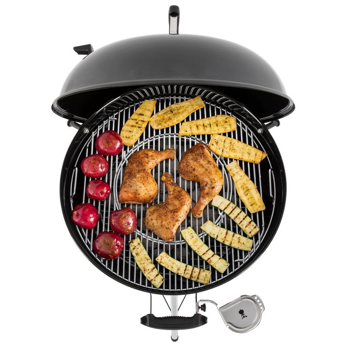 Weber GBS E-5750 Grill Antracite con Carrello Nero-Argento