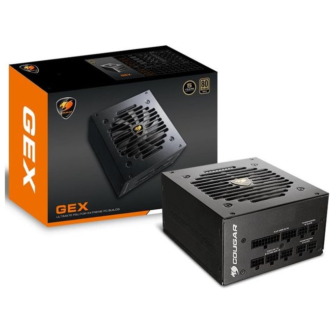 COUGAR 31GX075001P01 GEX750 Alimentatore per Computer 750 W 80 PLUS Gold Totalmente Modulare Ventola 12 cm colore Nero