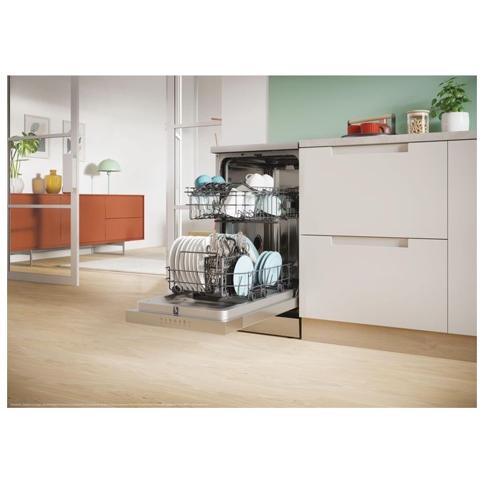 Candy CF0C7SB0FX Rapido' Lavastoviglie Libera Installazione 10 coperti Classe C 47 dB Wi-Fi 8 programmi (84.6x44.8x60.5 cm) colore Inox