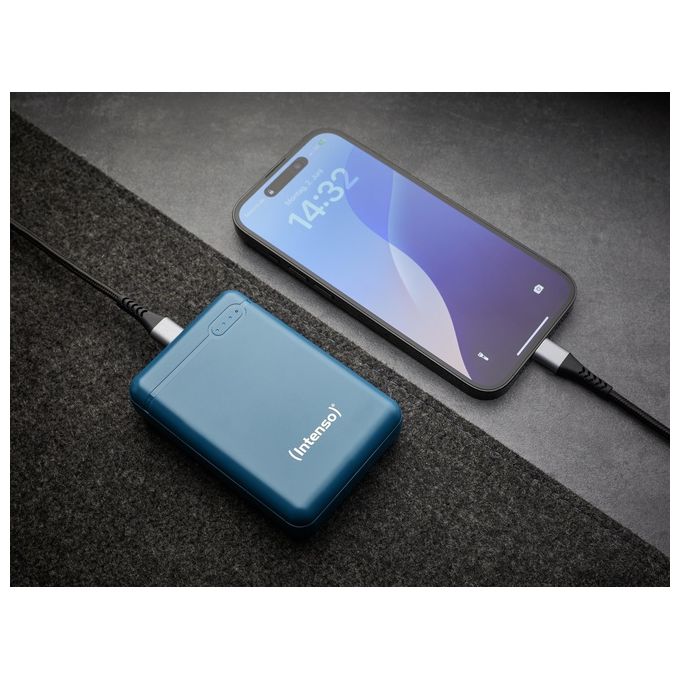 Intenso Powerbank XS 10000 Caricabatterie Portatile 10000mAh Petrol