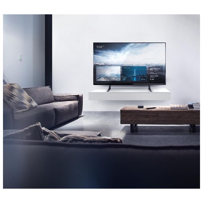 One For All WM2870 Ultra Slim Line Supporto da Tavolo per TV 32'' a 70'' VESA 100x100 a 800x400 mm Inclinazione Regolabile Gestione Cavi colore Nero