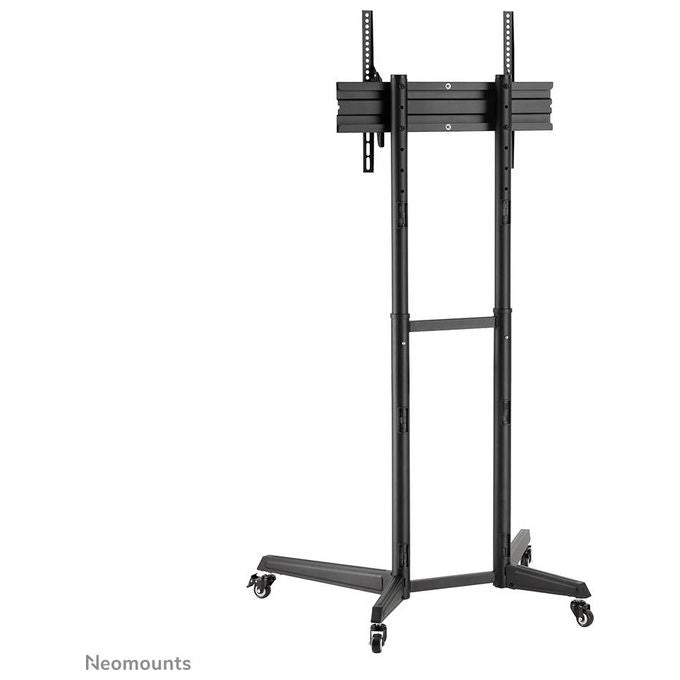 Neomounts FL50-540BL1 Carrello TV Supporto a Pavimento Portatile per Schermi 37-70 Pollici con Regolazione Altezza Manuale e Inclinazione colore Nero