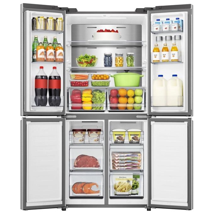 Hisense RQ5P470SAIE Frigorifero 4 Porte 483 L 178 cm Classe E Total No Frost Wi-Fi 37 dB colore Grigio