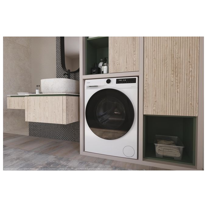 Candy Lavatrice a carica frontale ProWash 550 BP 411BL9-S Lavatrice a carica frontale, Libera installazione, 11 kg, 1400 RPM, Classe A, Bianco, 16 programmi, Controllo remoto avanzato e contenuti extra in App (Wi-Fi + BLUETOOTH), L x P x A (mm) 595x681x8