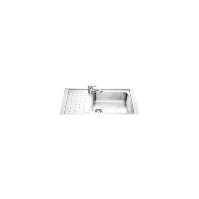 Smeg Lavello da incasso in acciaio inox AISI304 satinato 90cm Serie Stilla
