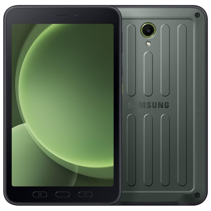 Samsung SM-X306BZGAEEE Galaxy Tab Active5 Tablet Android 8'' 5G 6GB RAM 128GB IP68 MIL-STD-810H Enterprise Edition colore Verde