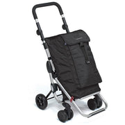 Foppapedretti Carrello Spesa Go Up Nero + Tasca Termica