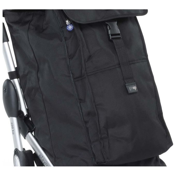 Foppapedretti Carrello Spesa Go Up Nero + Tasca Termica