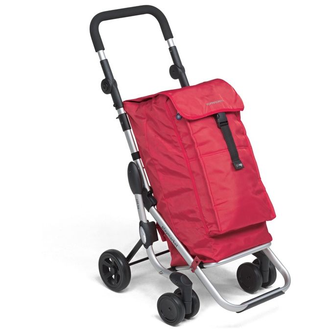 Foppapedretti Carrello Spesa Go Up Rosso + Tasca Termica