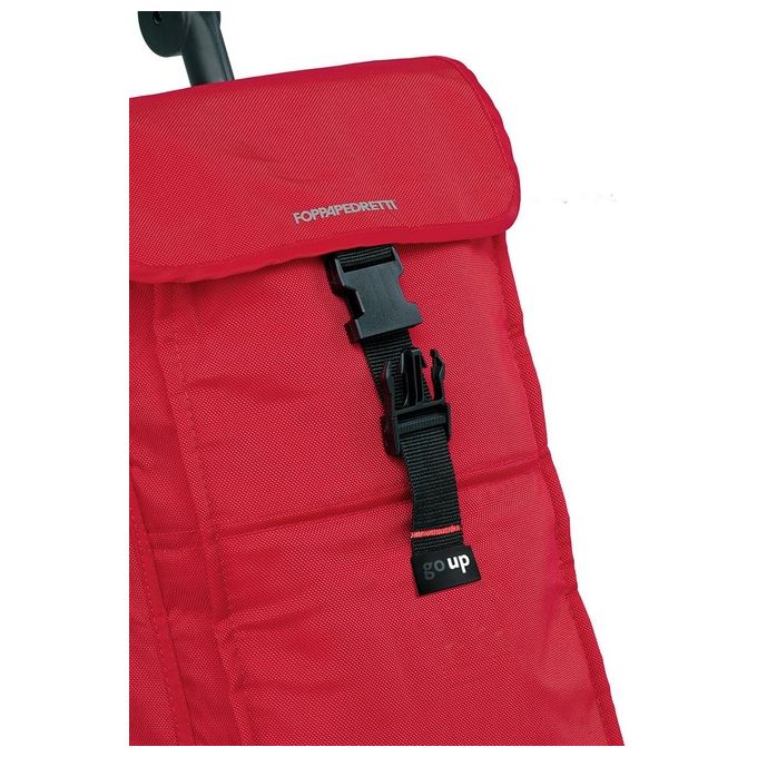 Foppapedretti Carrello Spesa Go Up Rosso + Tasca Termica