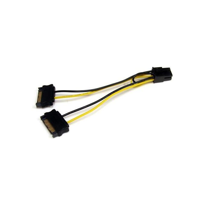 StarTech Adattatore cavo di alimentazione SATA a scheda video PCI Express 6 pin da 15 cm