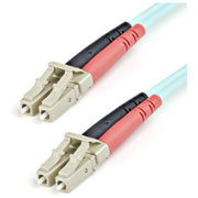 StarTech Cavo di rete patch Duplex in fibra ottica multimodale LSZH 50-125 da 10 Gb 1m LC-LC - acqua